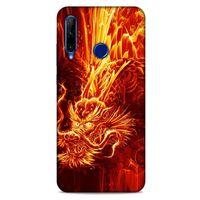 Huawei Honor 20 Lite Kılıf Dragons (12) Koruyucu Silikon Ateş Ejderhası