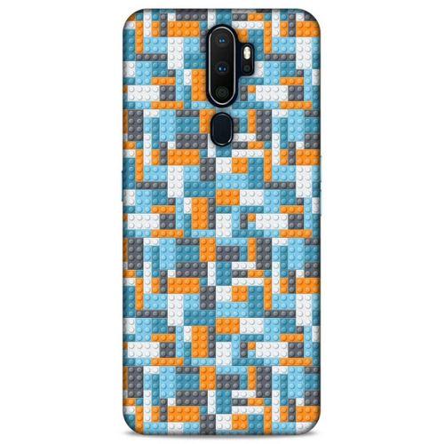 Lopard Oppo A5 2020 Uyumlu Kılıf BloX (43) Thin Fit Kılıf Turuncu Beyaz