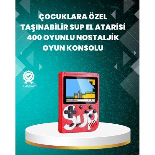 Tv Çıkışlı Mini Retro El Konsolu 400 Oyunlu