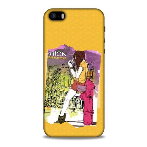 Sokak Modası 58 Apple iPhone SE Kılıf Desenli Silikon