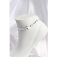 Buz Mavisi Renk Deniz Yıldızı Motifli Halhal