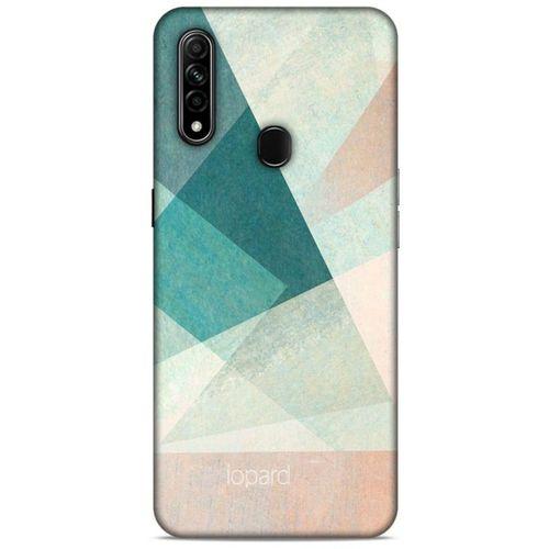 Oppo A31 Kılıf Pastel Renkler (24) Darbe Emici Kılıf Yeşil Beyaz