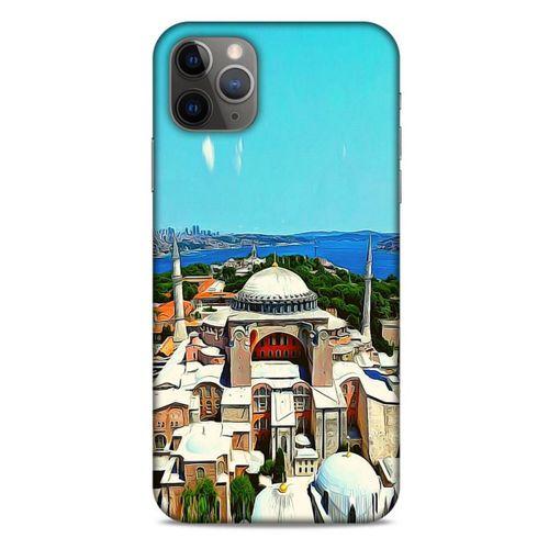 Apple Iphone 11 Pro Max Kılıf Dünya Mimarisi (10) Full Koruma Kılıfı Ayasofya
