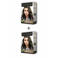 2X2 Tüp Krem Saç Boyası Seti Yoğun Açık Küllü Kumral No:8.11