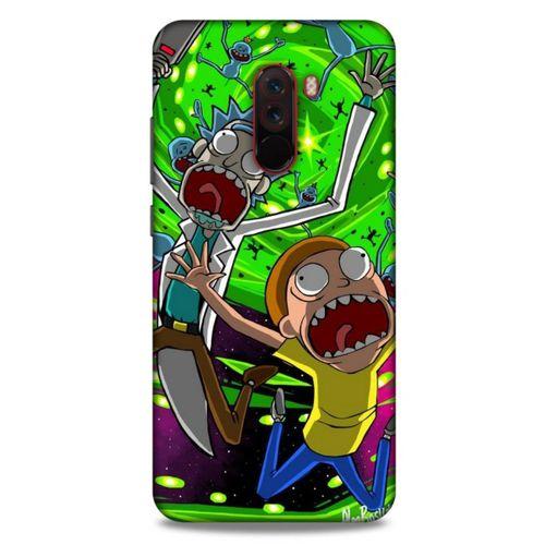 Xiaomi Pocophone F1 Uyumlu Kılıf Rick And Morty (22) Tam Koruma Kılıfı Nancy