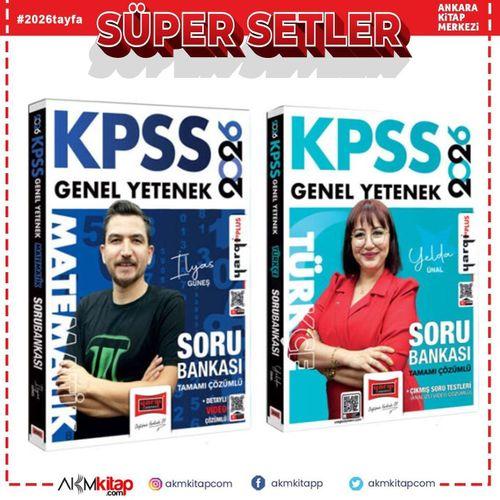 Yargı Yayınları 2026 KPSS Genel Yetenek Matematik ve Türkçe Soru Bankası Seti 2 Kitap