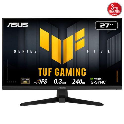 ASUS TUF GAMING VG279QM5A 27’’ 0.3ms, 240Hz, Full HD, DP, 2xHDMI, Hoparlör, Fast IPS LED, ELMB Sync Premium, GAMING Monitör