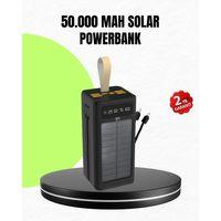 Güneş Enerjili Powerbank Dijital Göstergeli Taşınabilir Güç Kaynağı