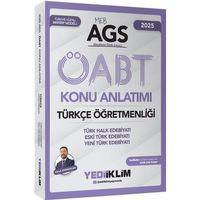 2025 MEB AGS ÖABT Türkçe Öğretmenliği Konu Anlatımı Yediiklim Yayınları