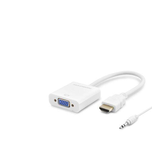 Hdmı To Vga F Çevirici 1080P + Audıo Beyaz HDX2019