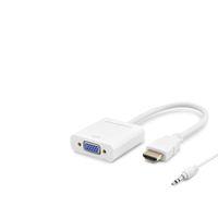 Hdmı To Vga F Çevirici 1080P + Audıo Beyaz HDX2019