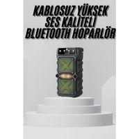 Bluetooth Hoparlör Yüksek Ses Kaliteli Büyük Boy Çift Çıkışlı Ses Bombası