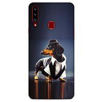 Samsung Galaxy A20s Kılıf Köpek Kıyafetleri (1) Kılıfı Dakhund Gömlek