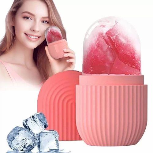 Yüz Ve Göz Altı İçin Silikon Buz Masaj Aleti - Soğuk Terapi buz silindiri