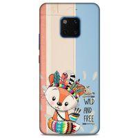 Animax Kızılderili Tilki Huawei Mate 20 Pro Kılıf Desenli Silikon