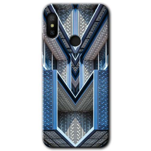Redmi Note 6 Pro Kılıf HD Desen Baskılı Arka Kapak - Retro Building