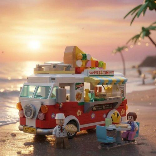 LZ1739 LOZ PİZZA ARABASI BLOCK OYUNCAK 493 PARÇA