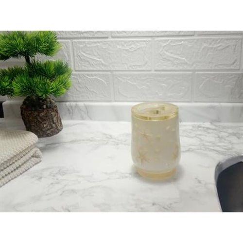 2 Adet Diş Fırçalık Deniz Yıldızı El Yapımı 400 Gr 7X7X10Cm Banyo Seti