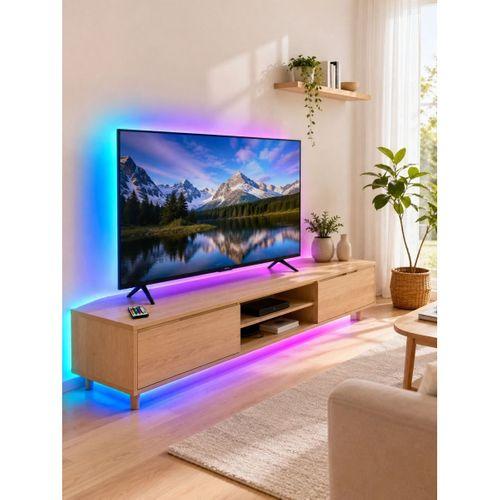 2835 Rgb Şerit Led 5 Metre 54 Led/m Uzaktan Kumandalı Renkli Dekorasyon Işığı