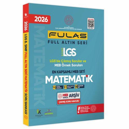2026 8 Sınıf Full LGS Altın Seri (FULAS) MATEMATİK MEB Çıkmış Soru Bankası Modüler Seti Çözümlü