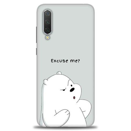 Xiaomi Mi 9 SE Kılıf HD Baskılı Kılıf - Excuse Me + Tam Ekran Koruyucu