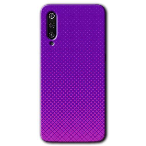 MRCİLETİSİM Xiaomi Mi 9 Kılıf HD Desen Baskılı Arka Kapak+Temperli Cam - Semantic