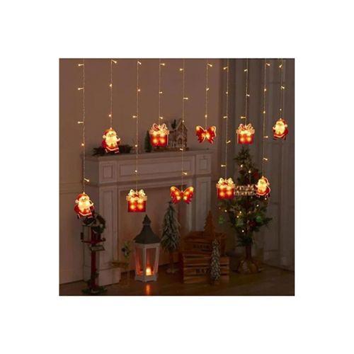 10 Sarkıt Figürlü Noel Yılbaşı Led Işık