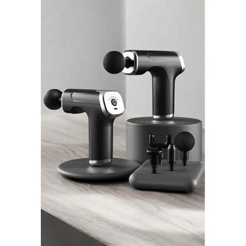 Masaj Tabancası 4 Başlıklı Kas Ve Vücut Ağrıları İçin Şarjlı Darbeli