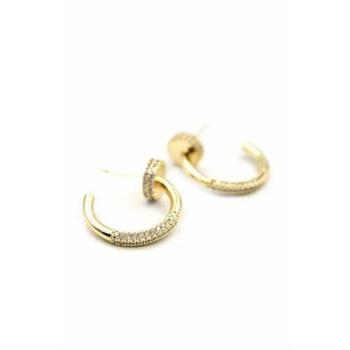 Çivi Küpe - Altın