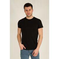 Erkek Basic Slim Fit Bisiklet Yaka Kısa Kollu T-Shirt 21K-3400729-1 Siyah