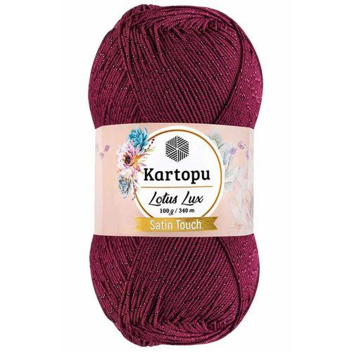 1 Adet Lotus Lux Bikini Büstiyer Bluz Simli Örgü İpi K747 Vişne