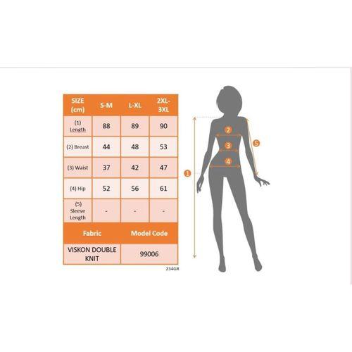Kadın Sıfır Kollu Yaka Ve Etek Ucu Ribana Detaylıkiloş Viskon Iki Iplik Elbise