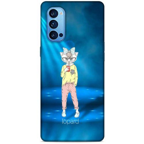 Oppo Reno 4 Pro Kılıf FunnyMaX (38) Neo Hybrid Kılıf Açık Mavi