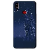 MRCİLETİSİM Samsung Galaxy A10s Kılıf Baskılı Kapak - Gecenin Kraliçesi +Tam Ekran Koruyucu
