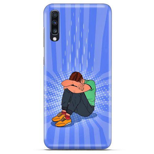 General Mobile GM 20 Kılıf Depresyon (32) Soft Silikon Kılıf Turuncu Kahve