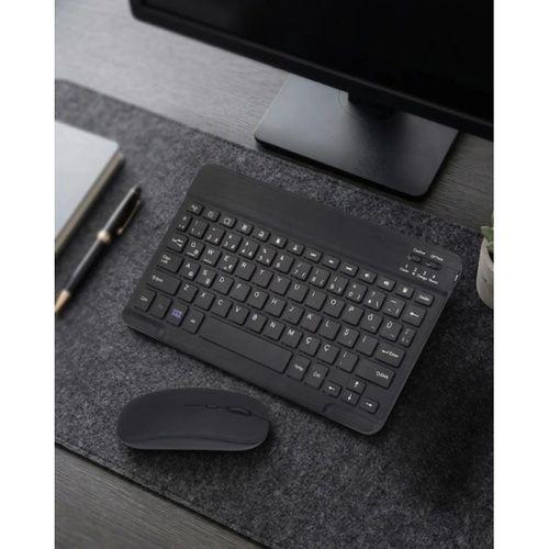 Bluetooth Klavye Mouse Seti Taşınabilir Wireless Bilgisayar Aksesuarı