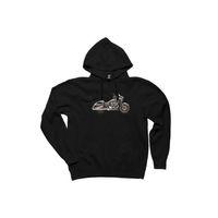 Victory Magnum Siyah Kapşonlu Sweatshirt Hoodie