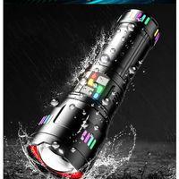 Pro F-3002 Alüminyum TG LED Gece Şeritli Type-C Şarjlı El Feneri