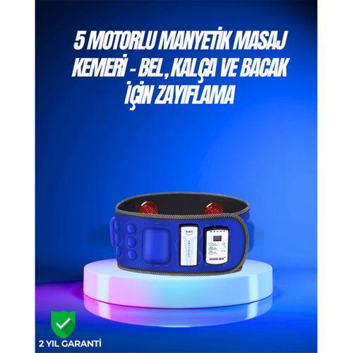 Bel, Kalça, Bacak ve Karın Bölgesi İçin 5 Motorlu Titreşimli Masaj Cihazı
