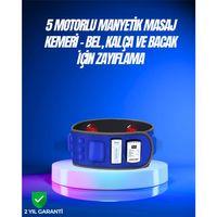 Bel, Kalça, Bacak ve Karın Bölgesi İçin 5 Motorlu Titreşimli Masaj Cihazı