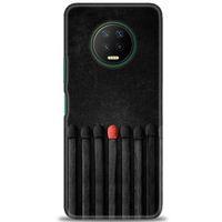 Infinix Note 7 Kılıf HD Baskılı Kılıf - Kibrit Çöpleri + Tam Ekran Koruyucu