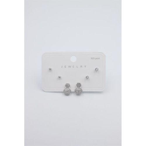 Çoklu Set Küpe - Gümüş