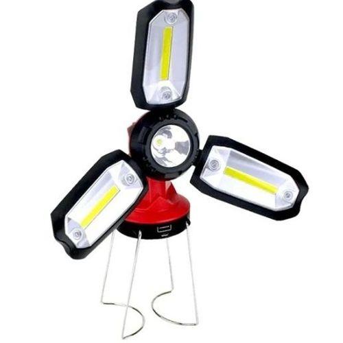 Polizei P-8801 Şarjlı Katlanabilir 3xcob Led+ 3w Led Çok Fonksiyonlu Kamp Feneri
