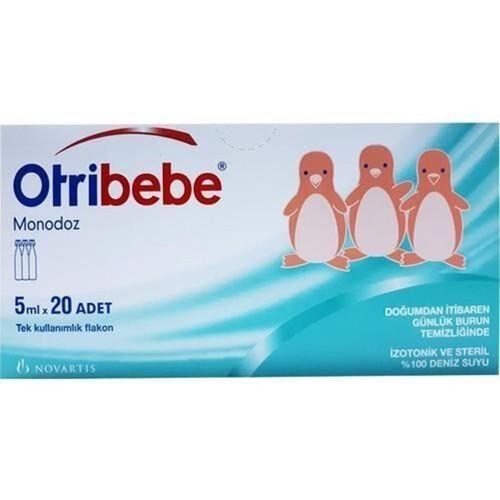 Otribebe Monodoz Serum Fizyolojik %100 Doğal Deniz Suyu 5 ml x 20 Flakon