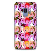 Lopard Samsung Galaxy S9 Uyumlu Kılıf Sürreal Yüzler ♀ (2) Kabı Desenli
