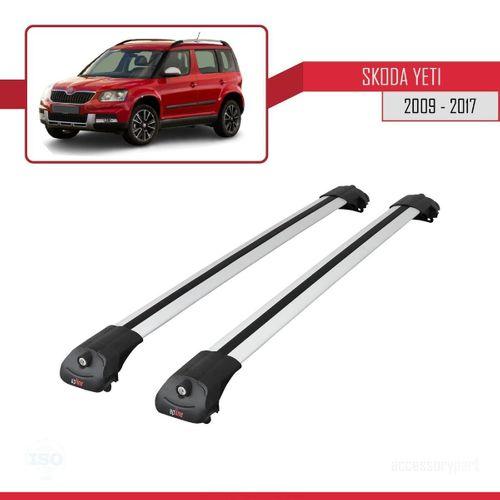 Skoda Yeti 2009-2017 Arası ile uyumlu ACE-1 Ara Atkı Tavan Barı GRİ