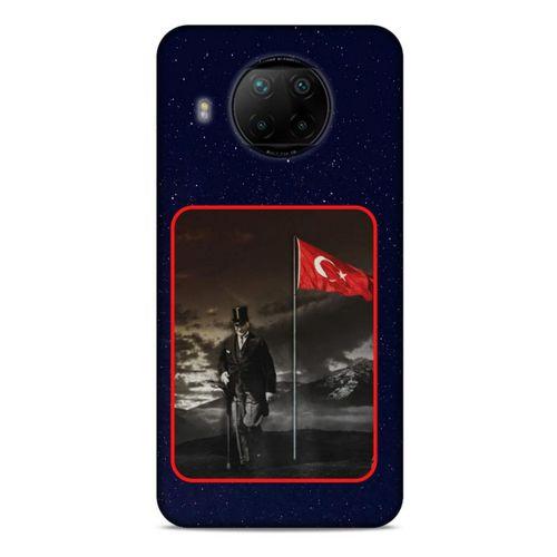 Lopard Xiaomi Redmi Note 9 Pro 5G Uyumlu Kılıf Atatürk (40) Fit Silikon Kılıf