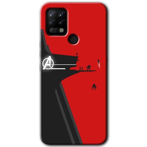 MRCİLETİSİM Tecno Pova Kılıf HD Desen Baskılı Arka Kapak+Temperli Cam - Avengers Tower