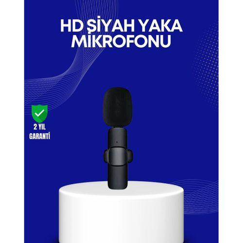 Lightning Girişli 2’li Kablosuz Yaka Mikrofonu Çift Kişilik Kayıt