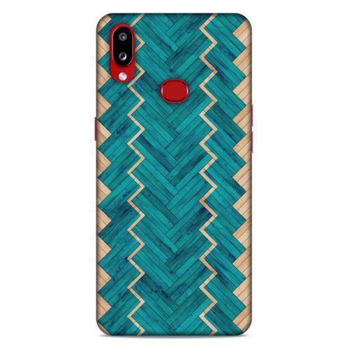 Lopard Samsung Galaxy A10s Uyumlu Kılıf Wood'X (36) Glitter Kılıf Desenli